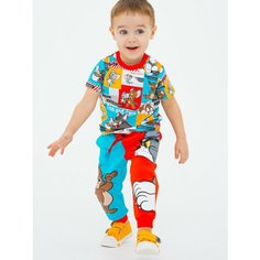 Комплект одежды playToday, размер 80, голубой