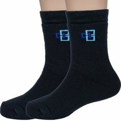 Носки Альтаир Базовая коллекция, 2 пары, размер 18, , черные Altair