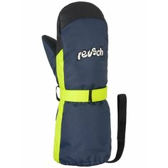 Варежки Reusch, размер 2, желтый/синий