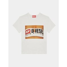 Футболка DIESEL T-Unicutie-Long-N17, размер S, off white