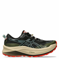 Кроссовки ASICS, размер 8.5, зеленый/черный