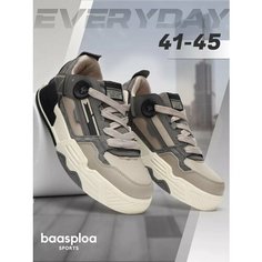 Кроссовки BAASPLOA, размер 41, серо-коричневый