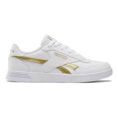 Кеды Reebok Court Advance, размер 9,5 US, белый/белый/золотой
