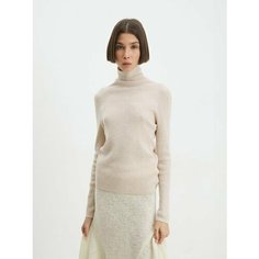 Водолазка Maison David, размер XS, , бежевый