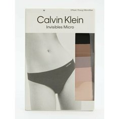 Трусы CALVIN KLEIN, комплект из 5 шт., размер L, мультицвет