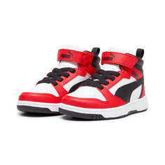 Кеды PUMA Rebound V6 Mid Sneakers Kids, размер 1 UK, красный