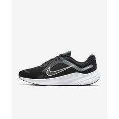Кроссовки NIKE Quest 5, размер 9.5 US, black/smoke grey/dark smoke grey/white