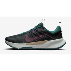 Кроссовки NIKE Juniper Trail 2, размер 8 US, noir/jungle profonde/purple ink/bordeaux nuit