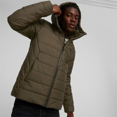 Куртка PUMA ESS Hooded Padded Jacket, размер M, хаки
