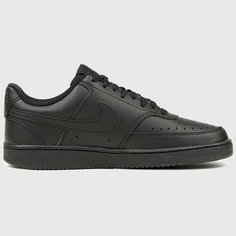 Кеды NIKE Court Vision Low Next Nature, размер 12.5 US, чeрный