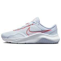 Кроссовки NIKE Legend Essential 3 Next Nature, размер 7 US, Football Grey/Blue Whisper/White/Medium Soft Pink