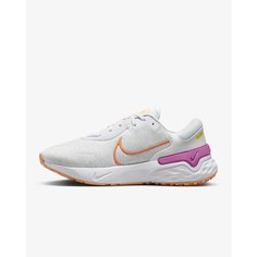 Кроссовки NIKE Renew Run, размер 9.5 US, white/photon dust/fuchsia dream/amber brown