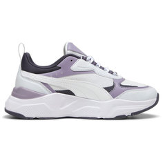 Кроссовки PUMA Cassia, размер 4,5 UK, Silver Mist-Puma White-Galactic Gray-Pale Plum-Puma Silver