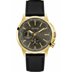 Наручные часы GUESS, черный, золотой