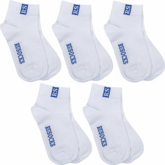 Носки RuSocks Базовая коллекция, 5 пар, размер 14, , белый