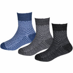 Носки RuSocks Базовая коллекция, 3 пары, размер 14-16, , разноцветный
