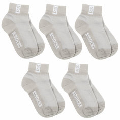 Носки RuSocks Базовая коллекция, 5 пар, размер 16, , бежевый