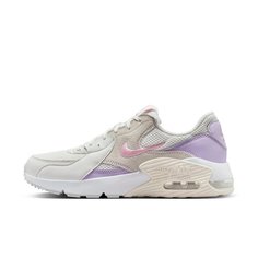 Кроссовки NIKE WMNS AIR MAX EXCEE, полнота F (EU)/ на среднюю стопу, размер 6 US, , белый/сиреневый