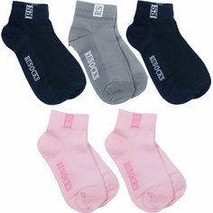 Носки RuSocks Базовая коллекция, 5 пар, размер 16, , разноцветный
