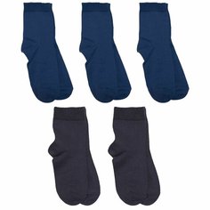 Носки RuSocks Базовая коллекция, 5 пар, размер 18, , разноцветный