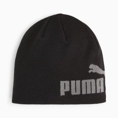 Шапка бини PUMA ESS Cuffless Beanie, размер 56-58, черный