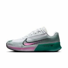 Кроссовки NIKE W ZOOM VAPOR 11 HC, полнота F (EU)/ на среднюю стопу, размер 6,5 US, белый