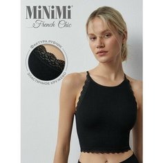 Топ MiNiMi, 1 шт., размер 42/44 (XS/S), черный