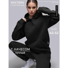 Костюм спортивный Modellini Костюм утепленный, размер 52, черный