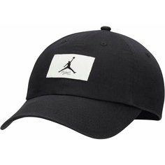 Бейсболка NIKE J CLUB CAP US CB FLT PATCH, размер S/M, черный