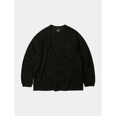 Лонгслив FrizmWORKS Oversized Pocket Tee, размер XL, , черный