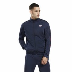 Олимпийка Reebok Identity Vector Knit Tracktop, размер L, , синий