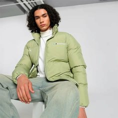 Пуховик PUMA BMW MMS ESS + Puffer Jacket, размер 50, зелeный