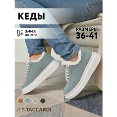 Кеды T.Taccardi, полнота G (EU)/ на среднюю и широкую стопу, размер 39, светло-серый