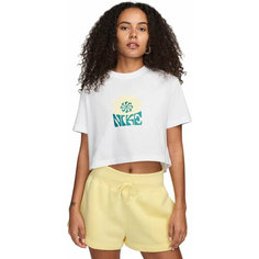 Футболка спортивная NIKE Sportswear T-shirt, размер M, белый