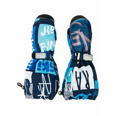 Варежки playToday, размер 13 (98-104 см), серый