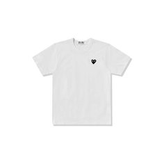 Футболка Comme des Garcons PLAY Black Heart, размер XL, белый