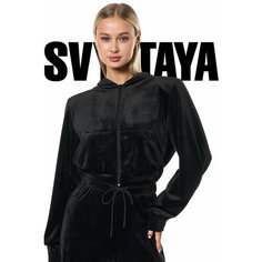Худи СВЯТАЯ, размер М, , черный