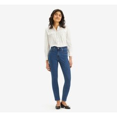 Джинсы скинни Levis 721 High Rise Skinny, размер 30/30, синий Levis®