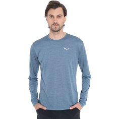 Футболка Salewa, размер XXXL, голубой/серый