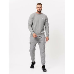 Свитшот спортивный NIKE NSW CLUB CRW BB HOODIE, размер L, , gray