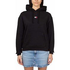Худи Tommy Jeans, размер S, , черный