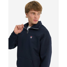 Толстовка Fila, размер 48-50, , темно-синий
