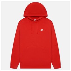 Толстовка NIKE NSW CLUB PO BB HOODIE, размер M, , красный