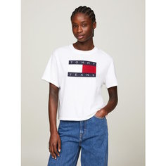Футболка Tommy Jeans, размер M, белый