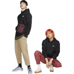 Толстовка спортивная NIKE NSW CLUB PO BB HOODIE, размер L, , чёрный