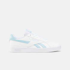 Кроссовки Reebok Court Retro, размер 8,5 US, бежевый/голубой/белый