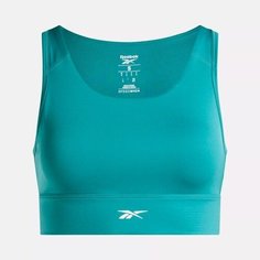 Топ спортивный Reebok Id Train High Support Bra, размер S, голубой (01)