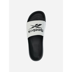 Шлепанцы Reebok FULGERE SLIDE, размер 10 US, черный/бежевый/черный