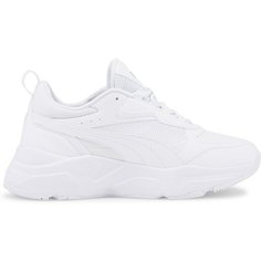 Кроссовки PUMA Cassia, полнота F (EU)/ на среднюю стопу, размер 3 UK, Puma White-Puma White-Puma Team Gold