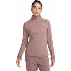 Лонгслив спортивный NIKE W NK DF PACER HZ, размер L, , розовый